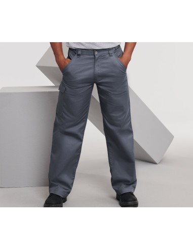 RUS-0R001M0-Workwear Polycotton Twill Trousers